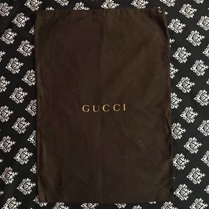 Gucci dust bag.